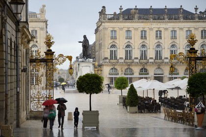 France, Meurthe-et-Moselle, Nancy, Place Stanislas (former Place Royale) built by Stanislas Leszczynski in the 18th century, listed as World Heritage by UNESCO