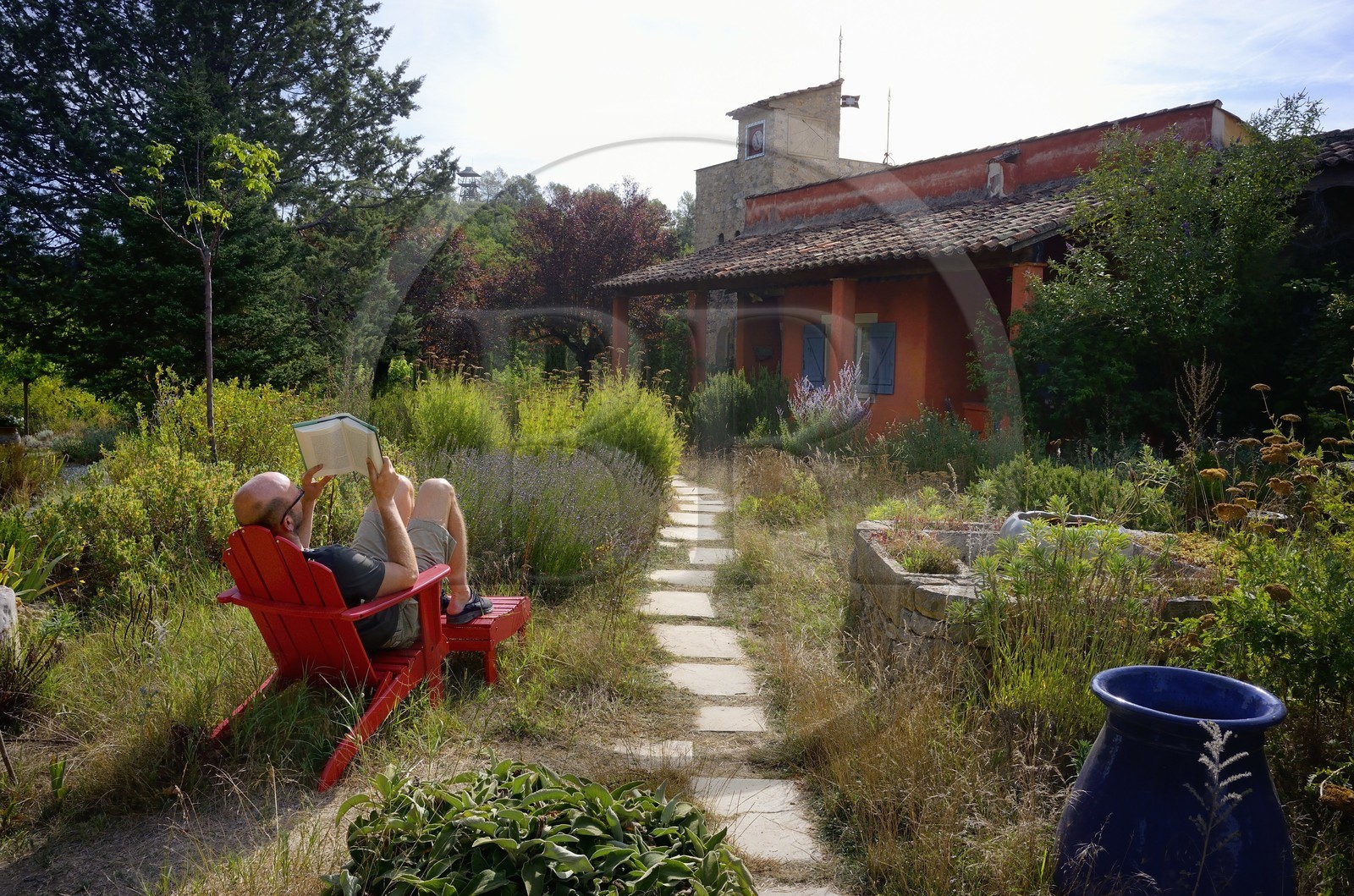 France, Var, Provence Verte (Green Provence), Bras village next to Saint Maximin, Le Peyrourier - une campagne en Provence Bed and Breakfast