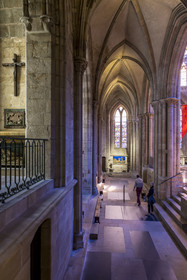 France, Ille et Vilaine, Cote d'Emeraude (Emerald Coast), Saint Malo, Saint-Vincent Cathedral of Saint-Malo