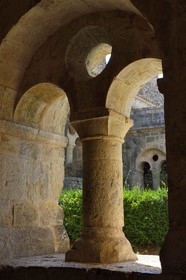 France, Var, the Thoronet cistercian abbey, the cloister