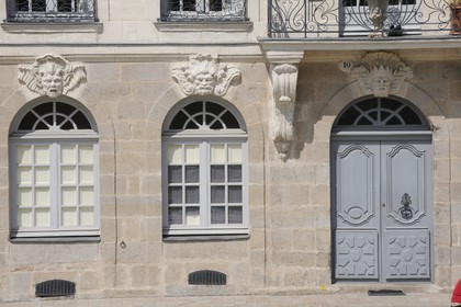 France, Loire-Atlantique (44), Nantes, maison d'armateur 10 quai Turenne sur l'ancienne Ile Feydeau