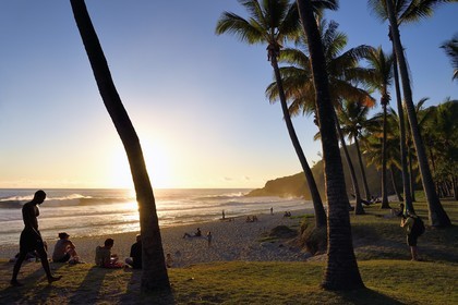 France, Ile de la Reunion, Petite-Ile sur la côte sud, plage de Grand-Anse
