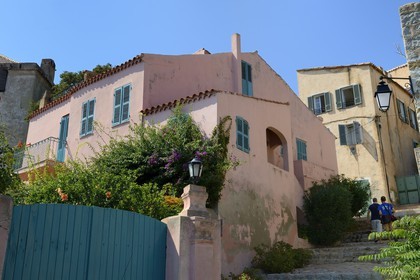 France, Haute-Corse (2B), Calvi, la citadelle, la Villa Rose qui hébergea le prince Youssoupoff, l’assassin de Raspoutine