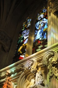 France, Indre et Loire (37), Vallée de la Loire classée Patrimoine mondial de l'UNESCO, château d'Amboise, la chapelle Saint-Hubert (1491)