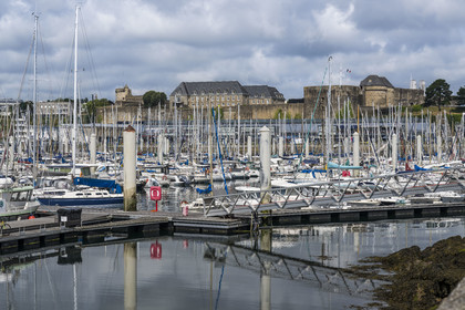 France, Finistère, Brest, the Castle Marina