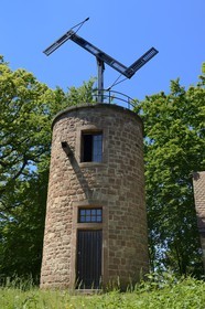 France, Bas Rhin, Saverne, old Chappe Telegraph Tower at the Haut Barr