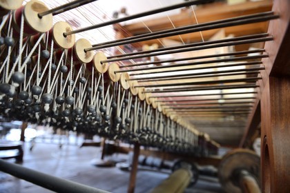 France, Rhone, Lyon, La Croix Rousse District, Silk manufacturer Prelle