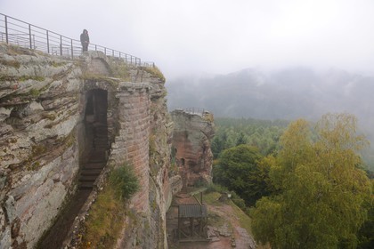 France, Bas-Rhin (67), château de Fleckenstein