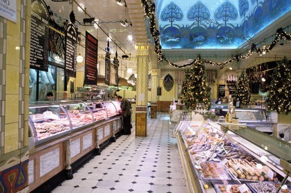 United Kingdom, London, Harrods department store, food aisle