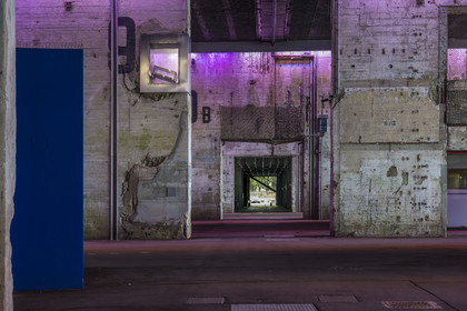 France, Loire Atlantique, Saint Nazaire, rehabilitation of the German submarine base built during the last world war and transformed into a cultural space