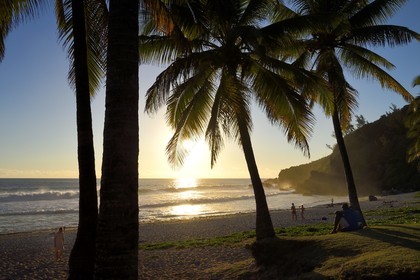 France, Ile de la Reunion, Petite-Ile sur la côte sud, plage de Grand-Anse