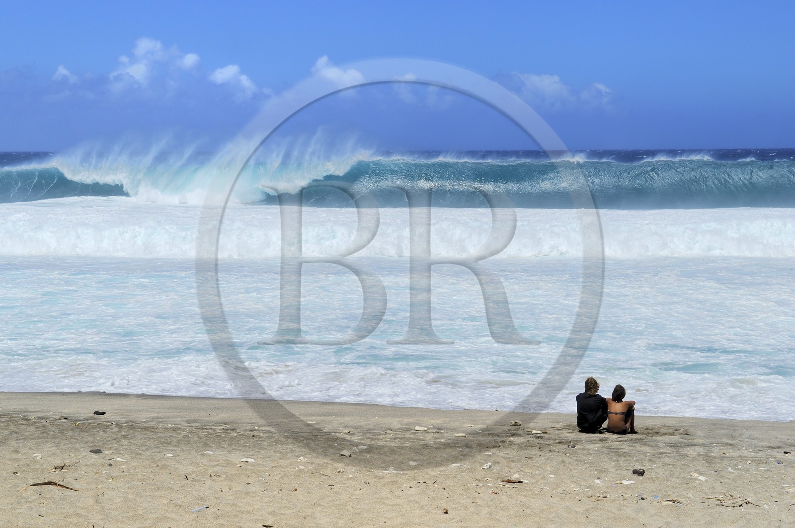 France, île de la Réunion, la côte sud, plage de Grand-Anse