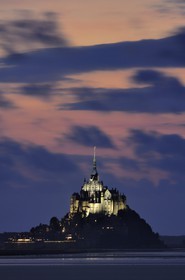 France, Manche (50), Baie du Mont-Saint-Michel, classée Patrimoine Mondial de l'UNESCO, le Mont-Saint-Michel