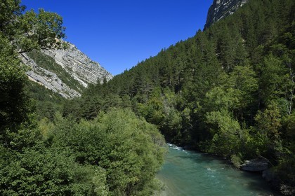 France, Alpes-de-Haute-Provence (04), Parc Naturel Régional du Verdon, les Gorges du Verdon, les Prégorges à Pont de Soleil