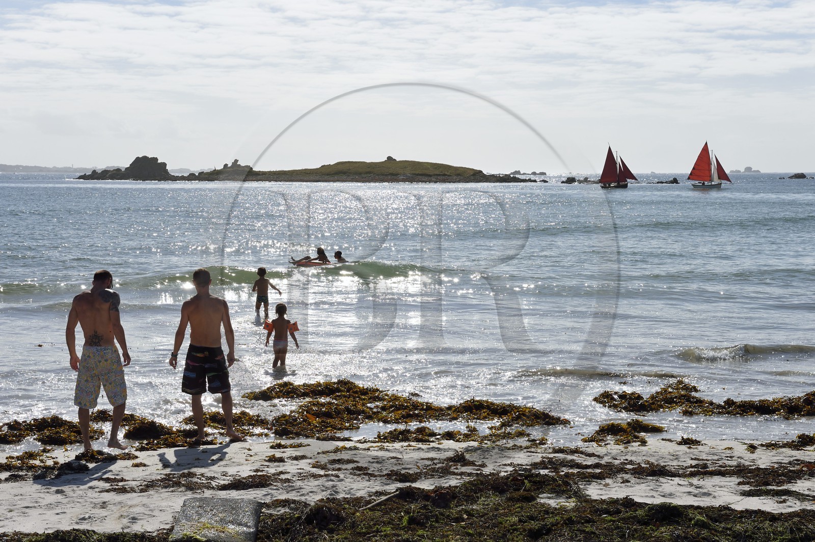 France, Finistère (29), Landeda, les dunes de Sainte-Marguerite