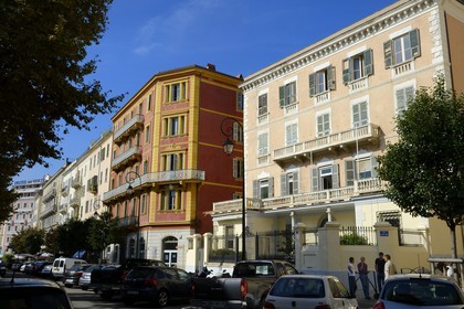 France, Corse du Sud, Ajaccio, the n°17 and the n°19 boulevard du Roi Jerome