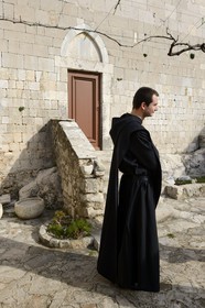 Croatia, Dalmatia, Dalmatian Coast, Tkon, Cokovac Benedictine monastery founded in 1125 on the island of Pasman