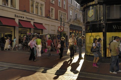 Irlande, Dublin, rue commercante du centre ville