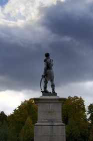 France, Haut Rhin, Colmar, Place Rapp, Rapp Monument realized ​​in 1854 by Auguste Bartholdi