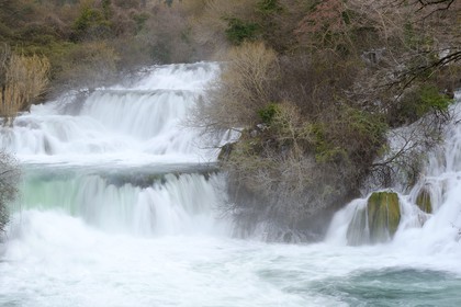 Croatia, Central Dalmatia, Sibenik region, Krka National Park, Krka River Falls