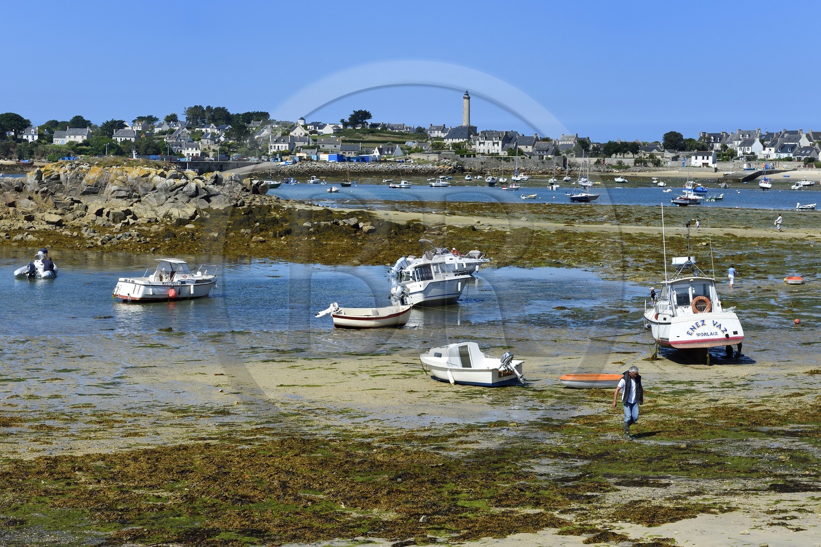 France, Finistère (29), Ile-de-Batz, Porz Kernok