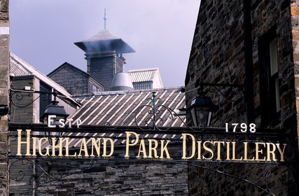 United Kingdom, Scotland, Orkney Islands, Highland Park whisky distillery