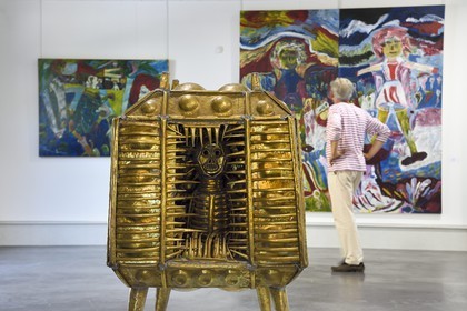 France, Var, Provence Verte, Chateauvert, Chateauvert Contemporary Art Center, workc alled Saghat by Henry Comby