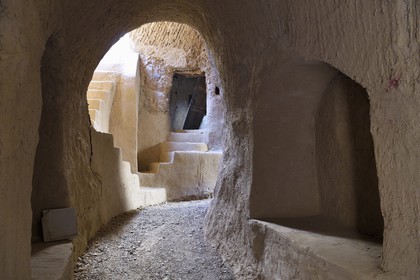 Iran, Isfahan province, Dasht-e Kavir desert, Khur and Biabanak County, Bayazeh, the former castle that could house the townspeople in case of attack in its 700 rooms