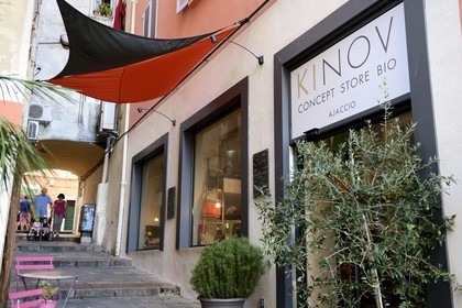 France, Corse du Sud, Ajaccio, the organic concept store Kinov