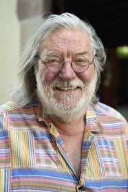 France, Bas Rhin, Strasbourg, old town listed as World Heritage by UNESCO, Roger Siffer, regionalist singer, humorist, comedian and radio man, he runs the theater and restaurant la choucrouterie (sauerkraut) since 1984