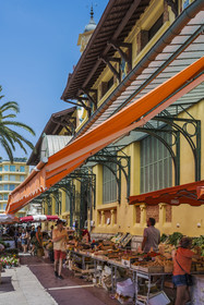 France, Alpes-Maritimes, Menton, municipal covered market