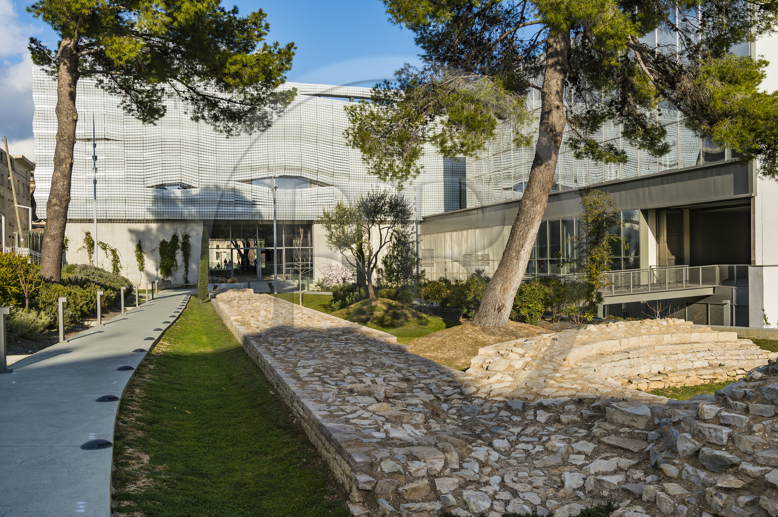 France, Gard (30), Nîmes, Musée de la Romanité de l'architecte Elizabeth de Portzamparc France, Gard (30), Nîmes, Musée de la Romanité de l'architecte Elizabeth de Portzamparc