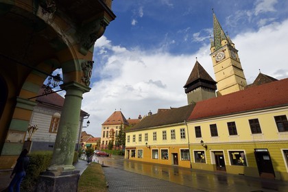 Romania, Transylvania, Medias, one of the seven saxon fortified cities, Sfanta Margareta fortified church