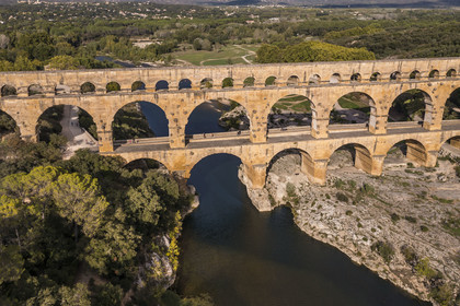 France, Gard (30),  (vue aérienne)