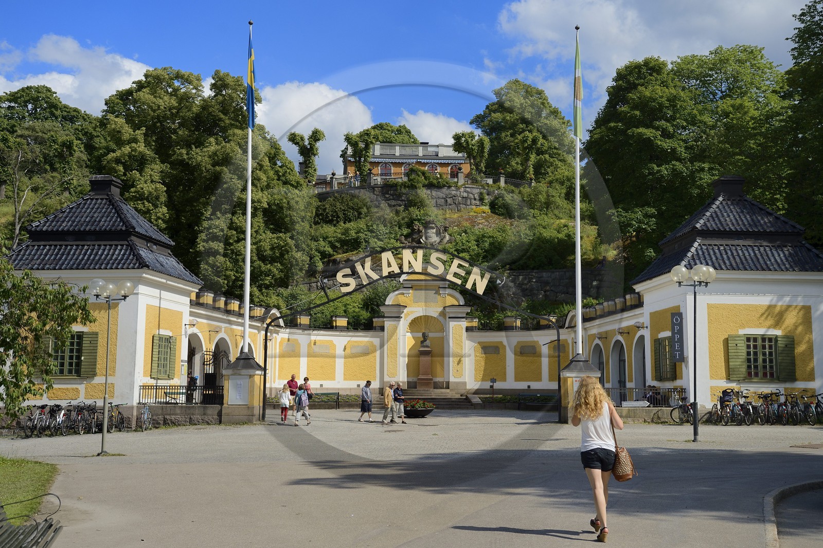 Suède, Stockholm, Djurgarden, musée de plein air Skansen