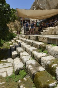 Israel, Jerusalem, holy city, the old town listed as World Heritage by UNESCO, Pool of Siloam or Shiloah rebuild under Herod the Great