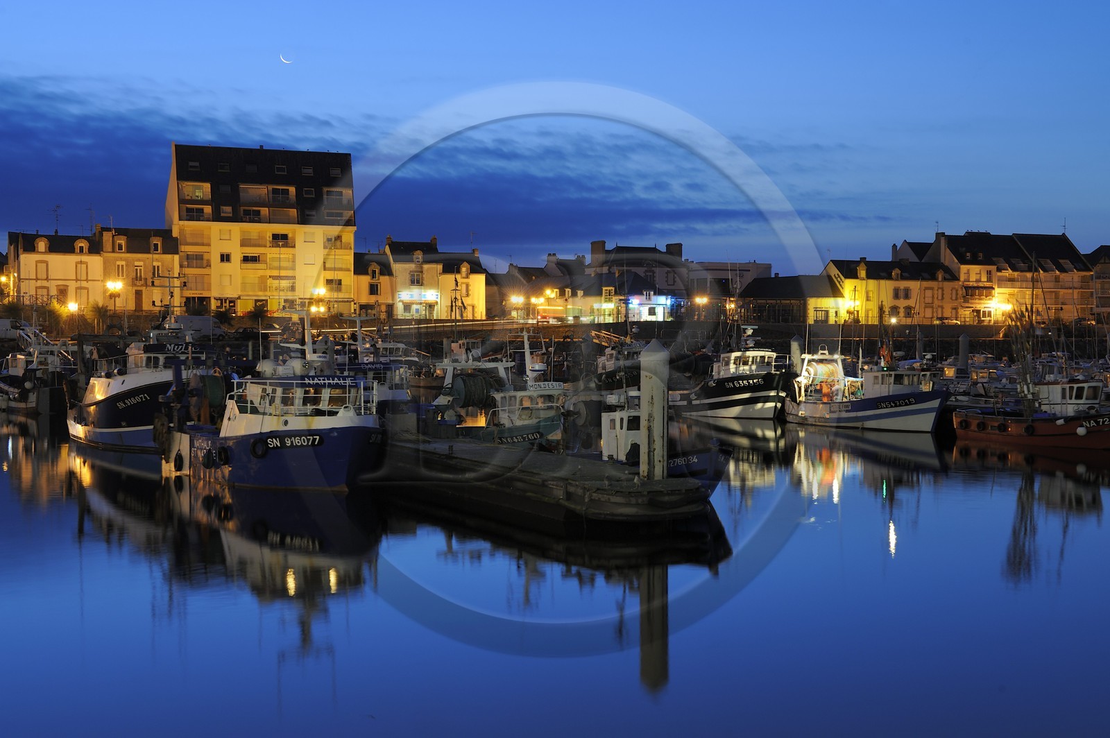 France, Loire-Atlantique (44),  port de La Turballe
