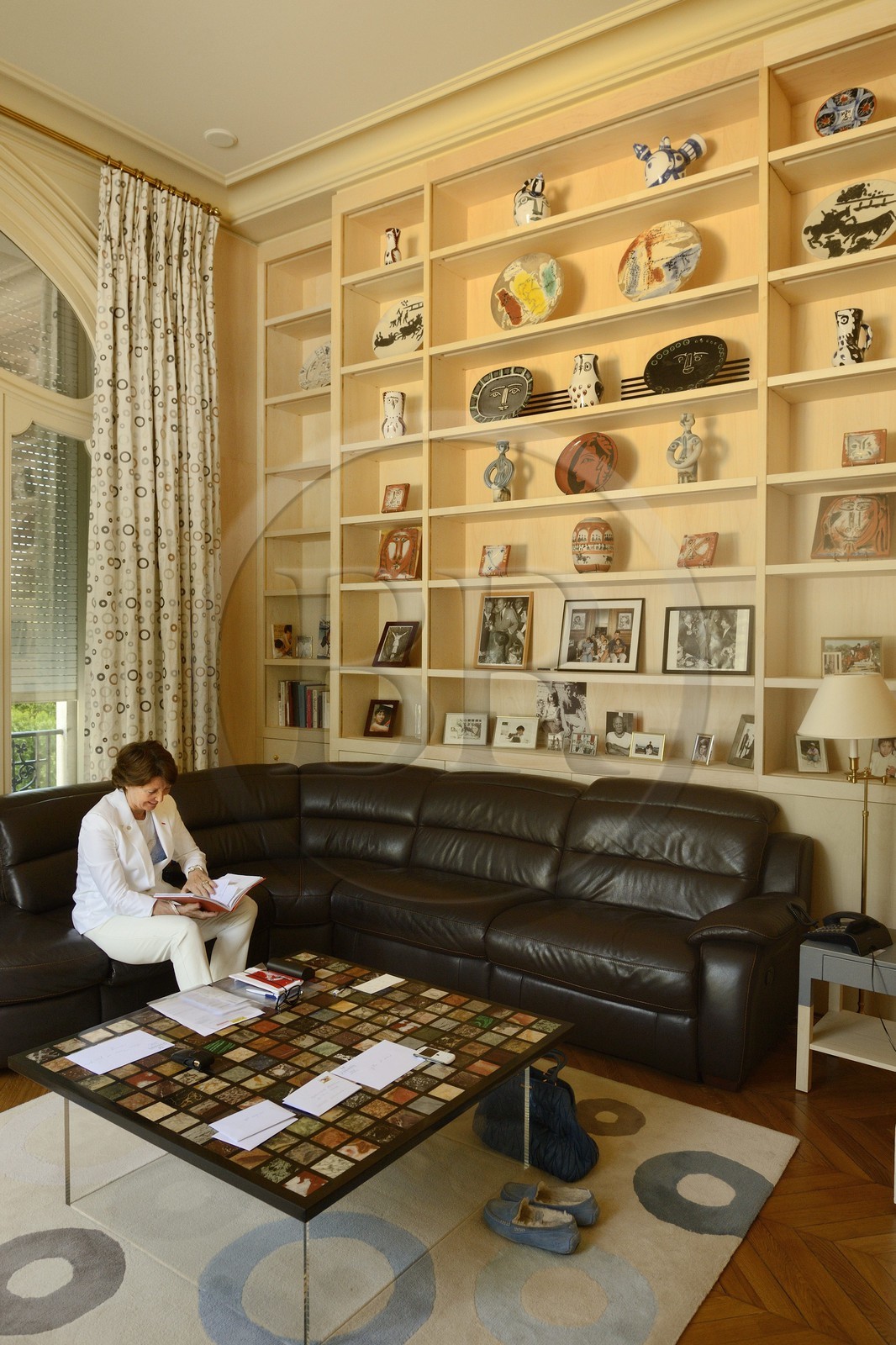 France, Alpes-Maritimes (06), Cannes, la villa La Californie où vécu Pablo Picasso, aujourd'hui renommé le Pavillon de Flore par Marina Picasso, Marina Picasso petite fille de Picasso