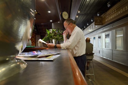 France, Rhone, Lyon, cours Lafayette, les Halles Paul Bocuse (Paul Bocuse covered market), Resto Halle Chez Yannis