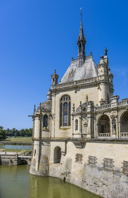 France, Oise, Chantilly, the castle of Chantilly, the Condé museum, the Chapel and the moats