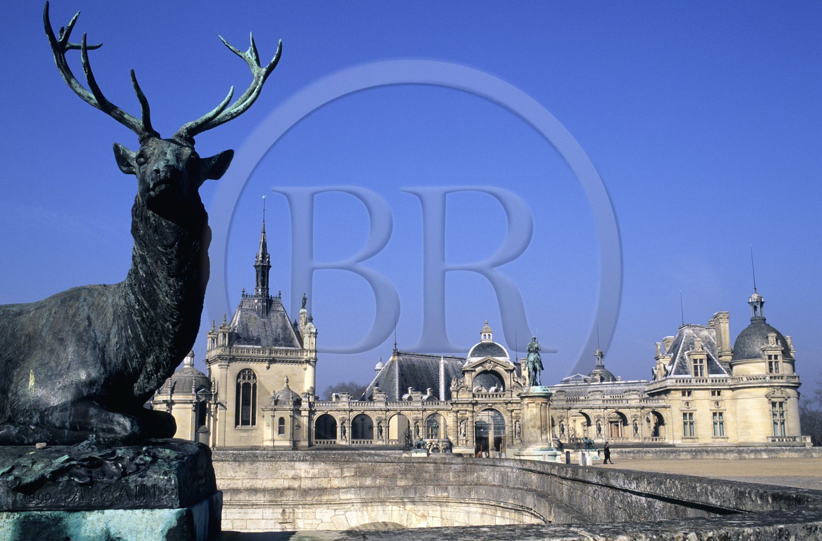 France, Oise (60), le château de Chantilly