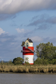 France, Loire-Atlantique (44), Cordemais, collection d'art contemporain à ciel ouvert Estuaire, la Villa Cheminée réalisé par l'artiste japonais Tatzu Nishi sur les rives de la Loire, oeuvre d'art mais aussi maison d'hôtes insolite