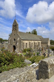 France, Manche, Cotentin, La Hague, Omonville la Petite, the church