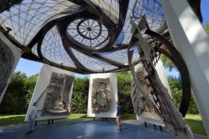 France, Var, Le Muy, Fondation Bernar Venet, chapel designed by Frank Stella to accommodate his monumental works