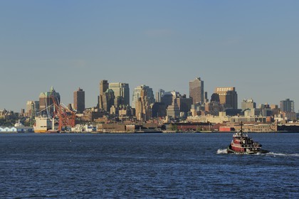 Etats-Unis, New York, Brooklyn et son port au premier plan