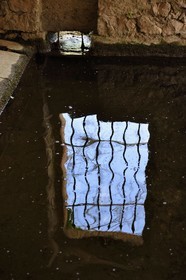 France, Var (83), Dracénie, Ampus, lavoir de l'aqueduc du Claret