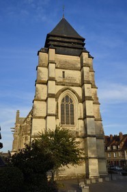 France, Calvados (14), Pays d'Auge, Pont l'Evêque, l'église Saint-Michel