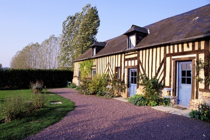 France, Calvados, Livaye, farm Inn Les Pommiers