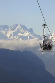 Switzerland, Canton of Vaud, Villars sur Ollon - Gryon ski area