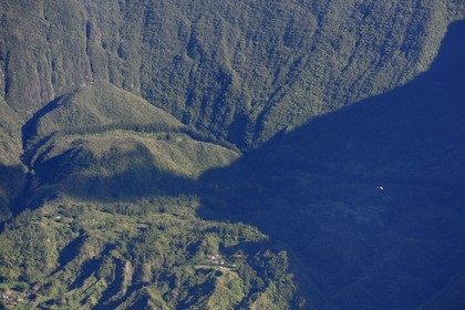 France, île de la Réunion, cirque de Salazie, classé Patrimoine Mondial de l'UNESCO